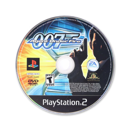 007 Agent Under Fire for Sony PlayStation 2 - Disc front with label - Game only.