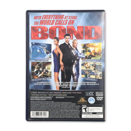 007 Everything or Nothing [Greatest Hits] for Sony PlayStation 2 - Case back cover - Product gallery.