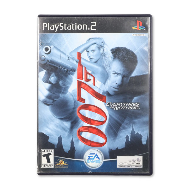 007 Everything or Nothing for Sony PlayStation 2 - Case front cover - Complete in box or case and game.