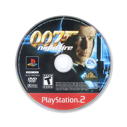007 Nightfire [Greatest Hits] for Sony PlayStation 2 - Disc front with label - Game only.