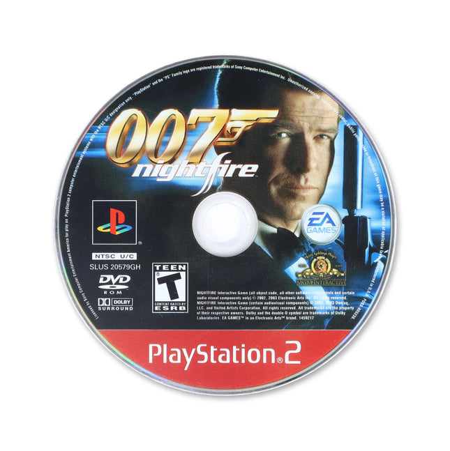 007 Nightfire [Greatest Hits] for Sony PlayStation 2 - Disc front with label - Game only.