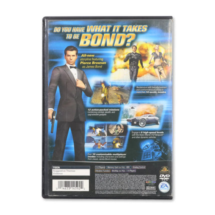 007 Nightfire for Sony PlayStation 2 - Case back cover - Product gallery.