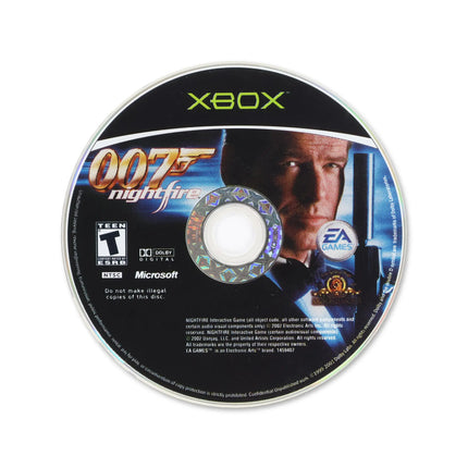 007 Nightfire for Microsoft Xbox - Disc front with label - Game only.
