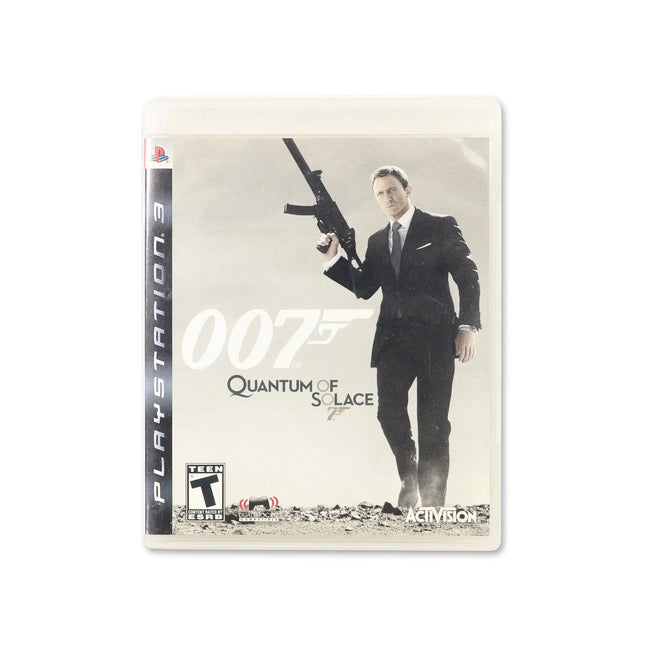 007 Quantum of Solace for PlayStation 3 - Box front - Complete in box or box and game.