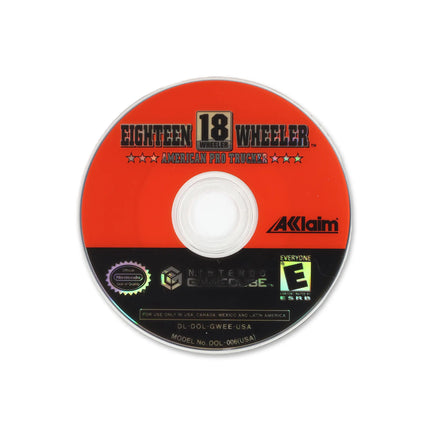 18 Wheeler American Pro Trucker for Nintendo GameCube - Disc front with label - Game only.
