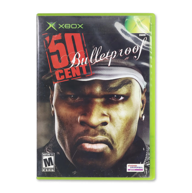 50 Cent Bulletproof for Microsoft Xbox - Case front cover - Complete in box or case and game.