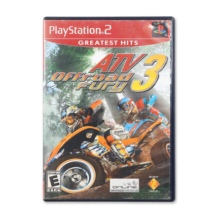 ATV Offroad Fury 3 [Greatest Hits] for Sony PlayStation 2 - Case front cover - Complete in box or case and game.