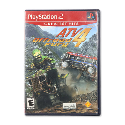 ATV Offroad Fury 4 [Greatest Hits] for Sony PlayStation 2 - Case front cover - Complete in box or case and game.