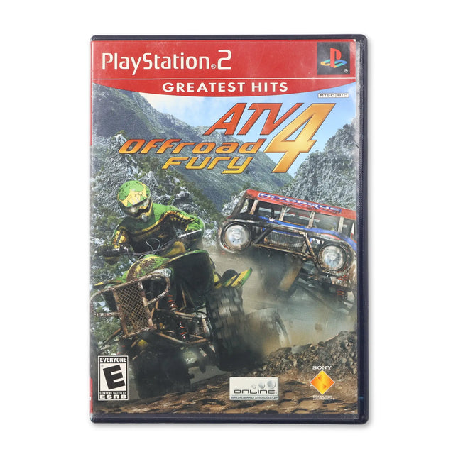 ATV Offroad Fury 4 [Greatest Hits] for Sony PlayStation 2 - Case front cover - Complete in box or case and game.