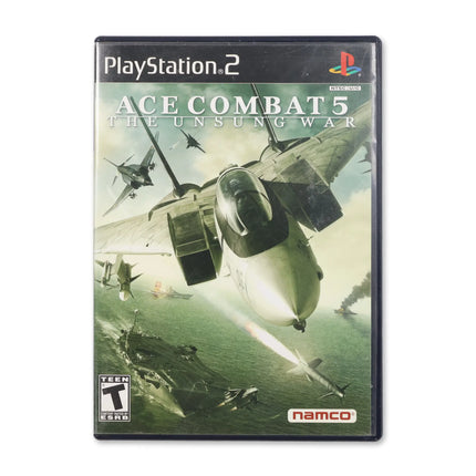 Ace Combat 5 Unsung War for Sony PlayStation 2 - Case front cover - Complete in box or case and game.