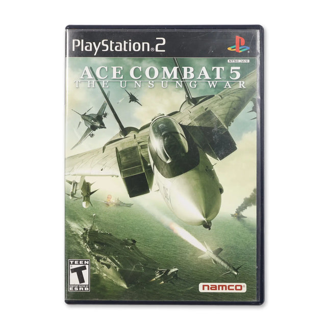 Ace Combat 5 Unsung War for Sony PlayStation 2 - Case front cover - Complete in box or case and game.