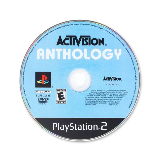 Activision Anthology for Sony PlayStation 2 - Disc front with label - Game only.