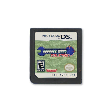 Advance Wars Dual Strike for Nintendo DS - Cartridge front with label - Game only.