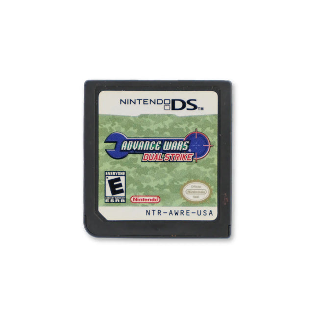 Advance Wars Dual Strike for Nintendo DS - Cartridge front with label - Game only.