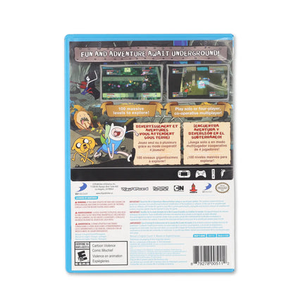 Adventure Time: Explore the Dungeon Because I Don't Know for Wii U - Box back - Product gallery.