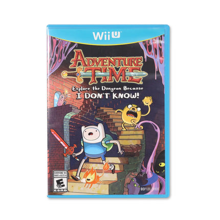 Adventure Time: Explore the Dungeon Because I Don't Know for Wii U - Box front - Complete in box or box and game.