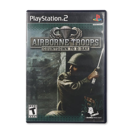 Airborne Troops Countdown to D-Day for Sony PlayStation 2 - Case front cover - Complete in box or case and game.