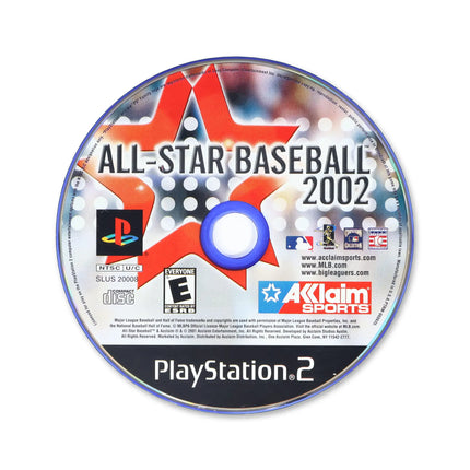 All-Star Baseball 2002 for Sony PlayStation 2 - Disc front with label - Game only.