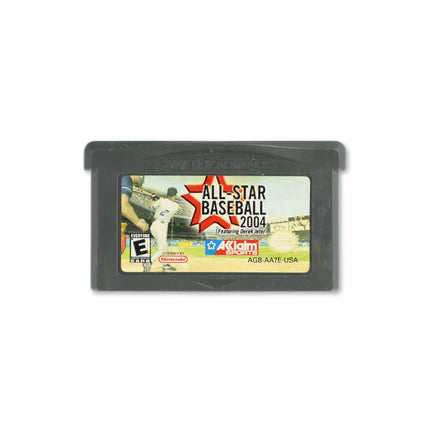 All-Star Baseball 2004 for Nintendo Game Boy Advance - Cartridge front with label - Game only.