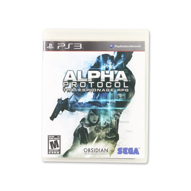 Alpha Protocol for PlayStation 3 - Box front - Complete in box or box and game.