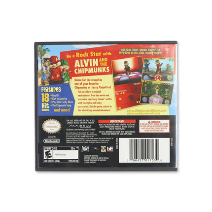 Alvin & Chipmunks: Chipwrecked for Nintendo DS - Box back - Product gallery.