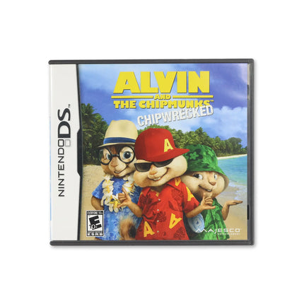 Alvin & Chipmunks: Chipwrecked for Nintendo DS - Box front - Complete in box or box and game.