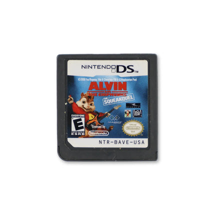 Alvin and The Chipmunks: The Squeakquel for Nintendo DS - Cartridge front with label - Game only.