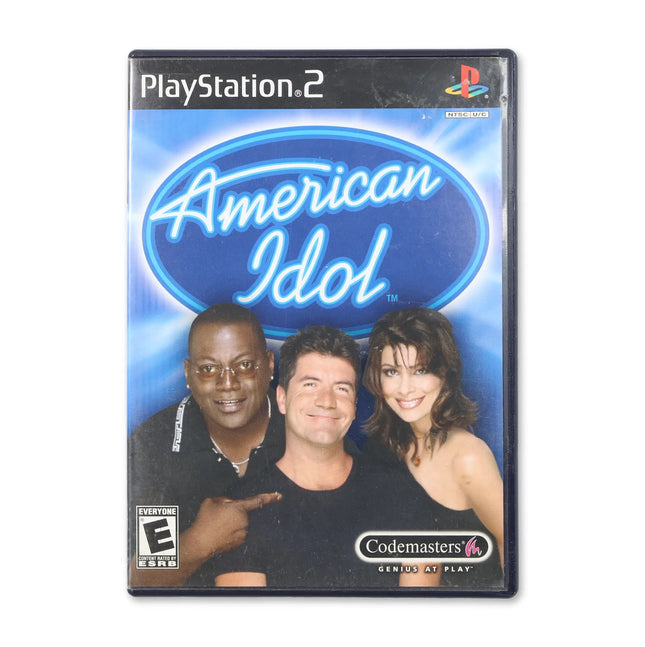 American Idol for Sony PlayStation 2 - Case front cover - Complete in box or case and game.
