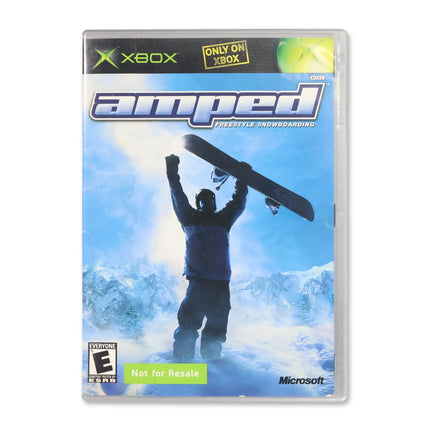 Amped Snowboarding [Platinum Hits] for Microsoft Xbox - Case front cover - Complete in box or case and game.