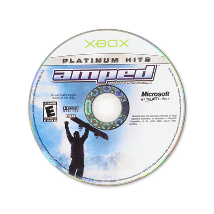 Amped Snowboarding [Platinum Hits] for Microsoft Xbox - Disc front with label - Game only.