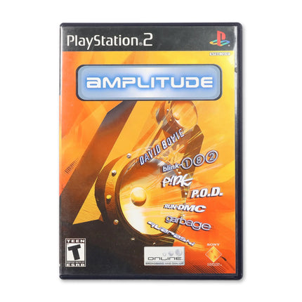 Amplitude for Sony PlayStation 2 - Case front cover - Complete in box or case and game.