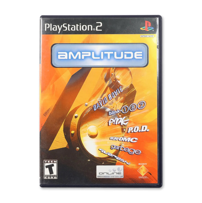 Amplitude for Sony PlayStation 2 - Case front cover - Complete in box or case and game.