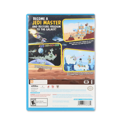 Angry Birds Star Wars for Wii U - Box back - Product gallery.