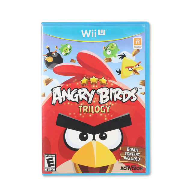 Angry Birds Trilogy for Wii U - Box front - Complete in box or box and game.