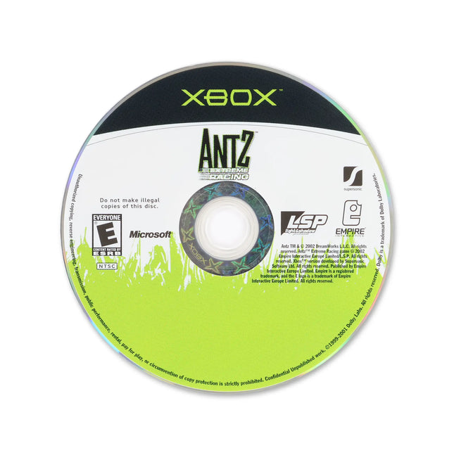 Antz Extreme Racing for Microsoft Xbox - Disc front with label - Game only.