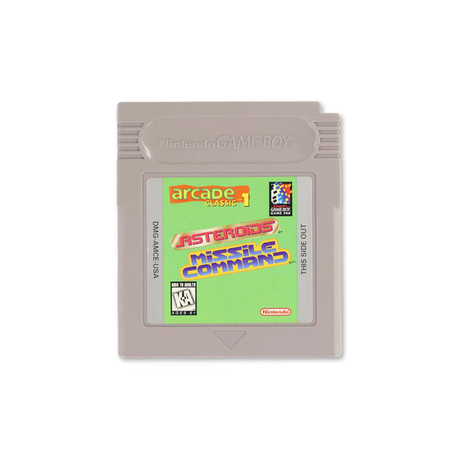Arcade Classic: Asteroids and Missile Command-GB-Cartridge-Front
