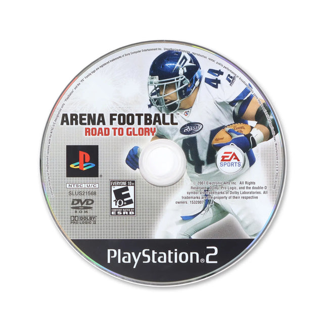 Arena Football Road to Glory for Sony PlayStation 2 - Disc front with label - Game only.