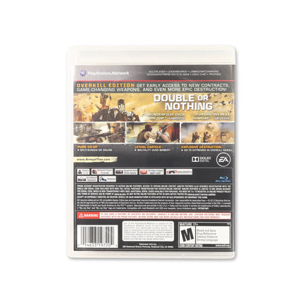 Army of Two: The Devils Cartel [Overkill Edition] for PlayStation 3 - Box back - Product gallery.