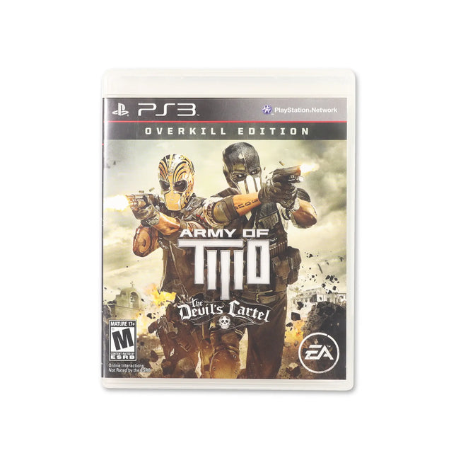 Army of Two: The Devils Cartel [Overkill Edition] for PlayStation 3 - Box front - Complete in box or box and game.