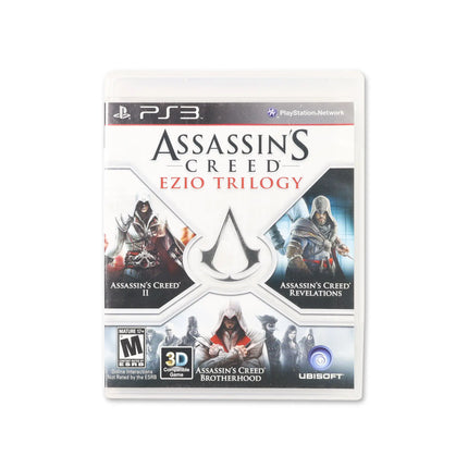 Assassin's Creed: Ezio Trilogy for PlayStation 3 - Box front - Complete in box or box and game.