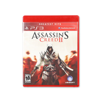 Assassin's Creed II [Greatest Hits] for PlayStation 3 - Box front - Complete in box or box and game.