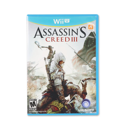 Assassin's Creed III for Wii U - Box front - Complete in box or box and game.