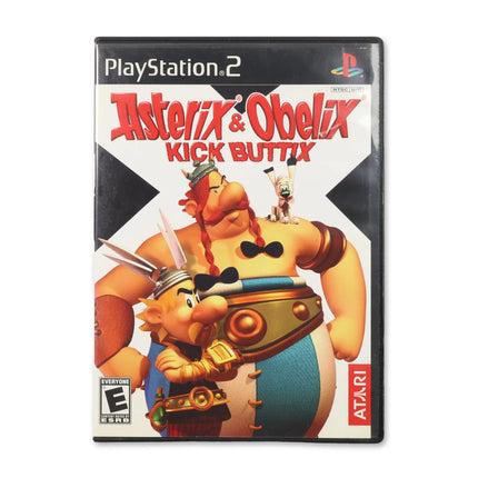 Asterix and Obelix Kick Buttix for Sony PlayStation 2 - Case front cover - Complete in box or case and game.