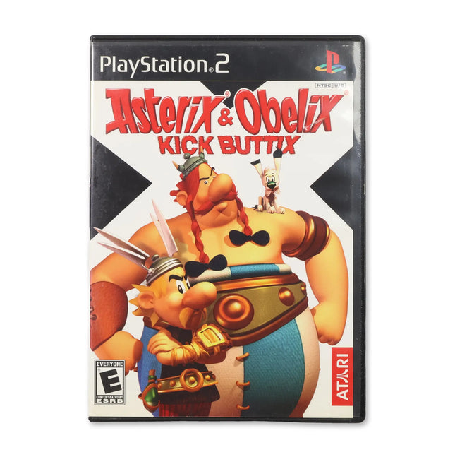 Asterix and Obelix Kick Buttix for Sony PlayStation 2 - Case front cover - Complete in box or case and game.