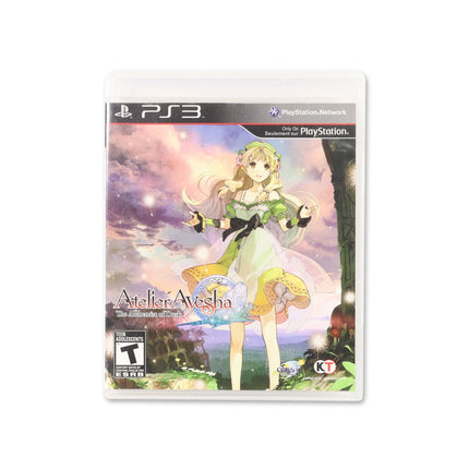 Atelier Ayesha: The Alchemist Of Dusk for PlayStation 3 - Box front - Complete in box or box and game.