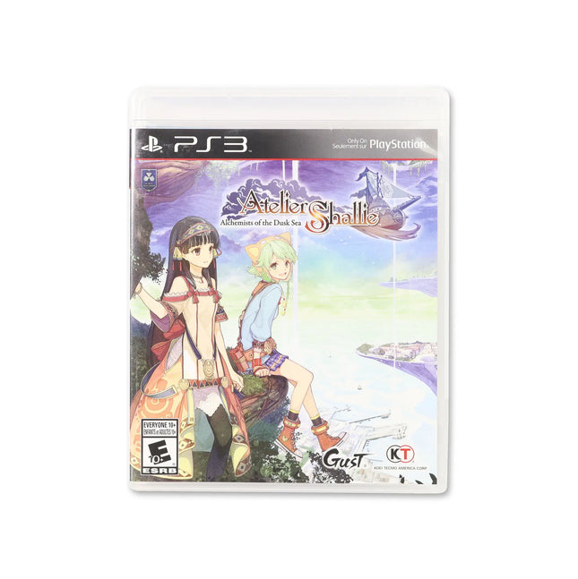 Atelier Shallie: Alchemists of the Dusk Sea for PlayStation 3 - Box front - Complete in box or box and game.
