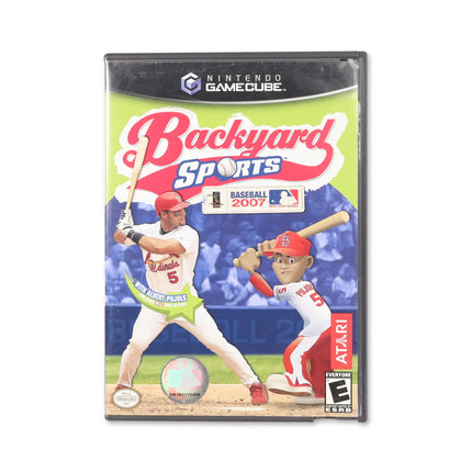 Backyard Baseball 2007 for Nintendo GameCube - Case front cover - Complete in box or case and game.