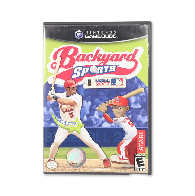 Backyard Baseball 2007 for Nintendo GameCube - Case front cover - Complete in box or case and game.