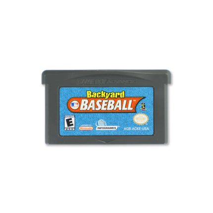 Backyard Baseball for Nintendo Game Boy Advance - Cartridge front with label - Game only.