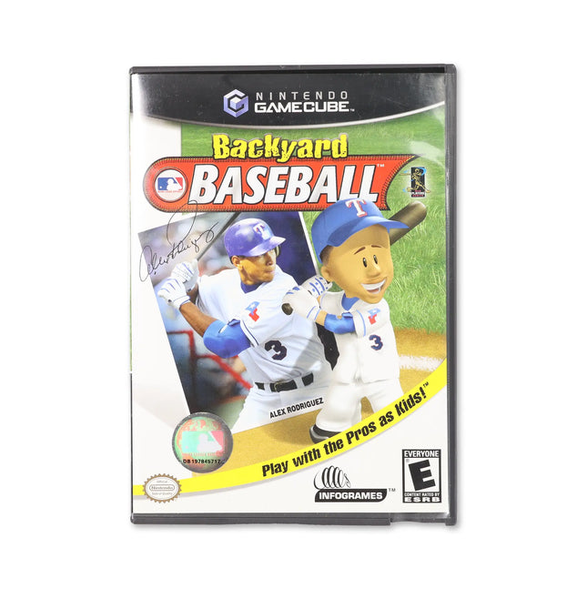 Backyard Baseball for Nintendo GameCube - Case front cover - Complete in box or case and game.
